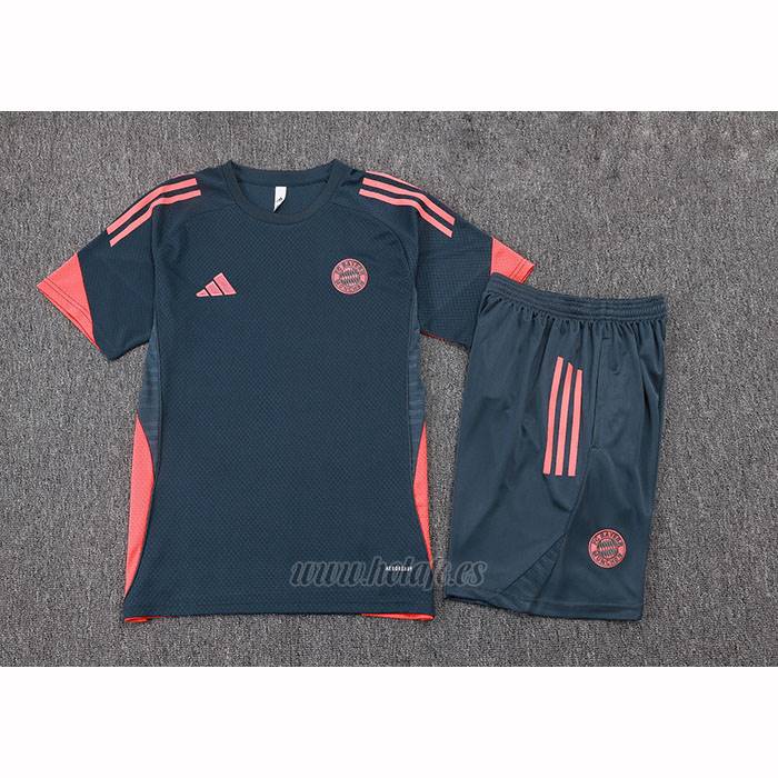 Chandal del Bayern Munich Manga Corta 2025-2026 Gris Oscuro - Pantalon Corto